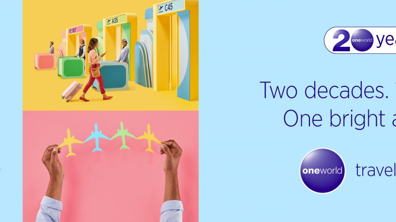 oneworld adopts bright new brand positioning as the alliance turns 20